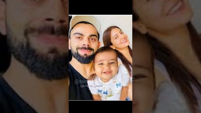 Virat Kohli & Anushka 😘😍❣️ with daughter Vamika🥰👌