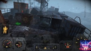 Fallout 4 выживание Танк ближний бой карабин гранаты миниган