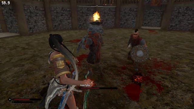 [4k] Brutal use of THE ULTIMATE DODGE MOD and Melee Animations (Skyrim Special Edition)