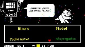 Undertale Mettaton Quiz Show-Pacifista Español