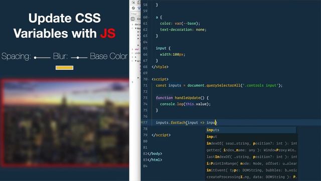 Woah! CSS Variables?! — #JavaScript30 3/30