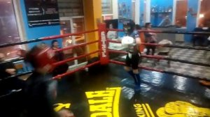 Кикбоксинг бой дети к-1 в бк Витязь Краснодар Кирилл Епатко 9-лет