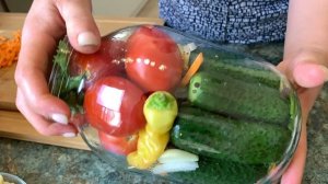Маринованные огурцы с помидорами. Лучшая закрутка на зиму!