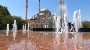 Красивый Азан в городе Грозный  Мечеть Сердце Чечни