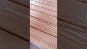 Стол из бруса лиственницы.