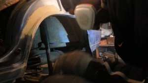 Шпакюем арку заднего крыла DAEWOO NEXIA Часть-4