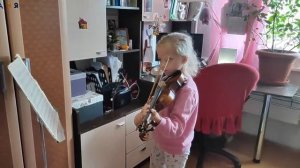 9 этюд Комаровский А. на скрипке