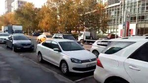 Москва 850 улица 800-летия Москвы на пересечении с Дмитровским шоссе осень день