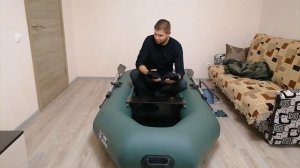 Лодка ТРИ АКУЛЫ. Подарок папе. Бюджетная лодка.