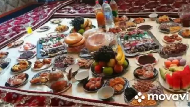 #семьятч#вроссии#Национальнй дастархан-Блюда для гостей😍