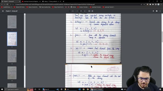 JavaScript Array Methods | JavaScript Tutorial in Hindi #17