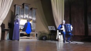 Р. Гальяно "Heavy - tango" исп. дуэт баян-орган Евгений Скрипченко и Елена Есина