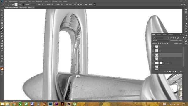Ретушь с комментариями. Серьги. Ювелирная ретушь. Jewelry Retouching