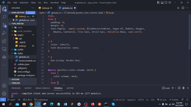 CREATE NEXT.JS TYPE WRITTER ANIMATION | BEGINNERS FRIENDLY #nextjs #javascript #react #webtutorials