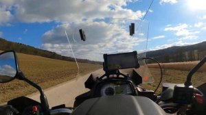 Suzuki V-Strom 650XT 0-100 acceleration | 4K 60fps