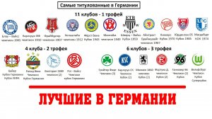 Кто самый титулованный в Германии  после Баварии и Боруссии