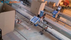 Каплеструйный принтер. Печать на коробках // маркировка картона