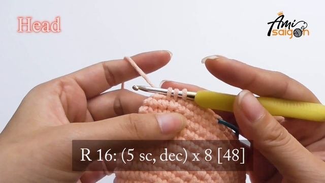 #158 | Crochet Amigurumi Pig In Overalls (1/4) | How To Crochet Animal Amigurumi | @AmiSaigon