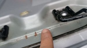 Ларгус ржавчина под уплотнителями задней двери спустя 5 лет