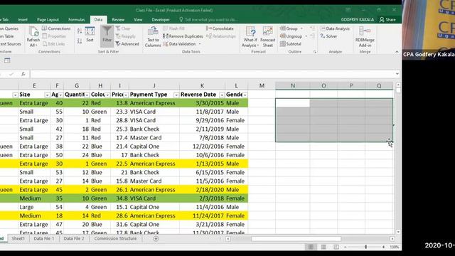 Data Analytics with Advanced Excel