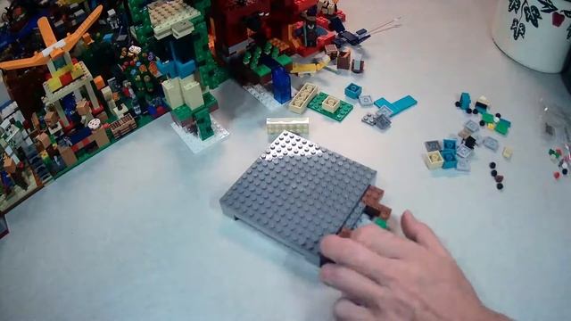 Lego Minecraft The Sky Tower Time Lapse Build смотреть онлайн