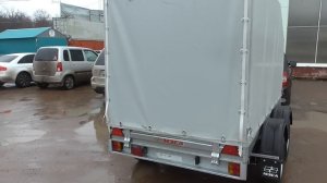 МЗСА 817733.012 с ЕВРО тентом. Двухосный прицеп для кроссовера. ЦЛП АРИВА