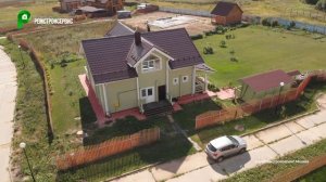 Обзор  аккуратного дома в классическом стиле, строительство домов под ключ, красивые дома
