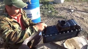 Сборка и покраска радиатора 168сот бочки латунь. МТЗ-80.
