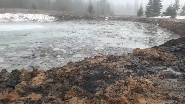 Углубляю и расширяю пруд для рыбы( Карпа, Амура, Толстолоба, Линя)