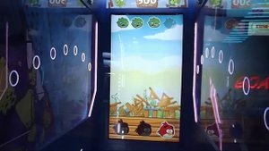 Angry Birds Arcade! Prize Ticket Machine! Arcade Slingshot Game!