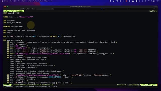 laravel sailでvimをインストールする方法 смотреть онлайн