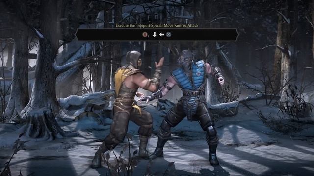 Mortal Kombat X - Basic Training Tutorial: Takedown Special Move Combo, Teleport Attack Combo смотреть онлайн