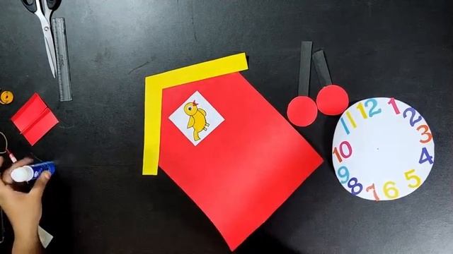 Hickory Dickory Dock #Clock | Paper Craft | School Project Of Clock Making | Minnie Mouse смотреть онлайн