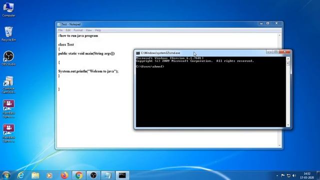 how to run java program
