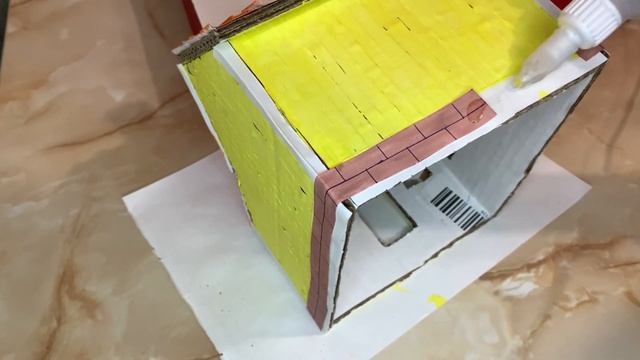 Поделка в садик школу Қазақша Қолөнер Зимние поделки Домик смотреть онлайн