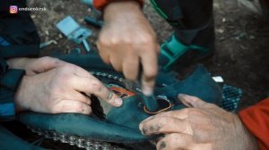Шиномонтаж мотоколеса в полевых условиях | Эндуро Красноярск