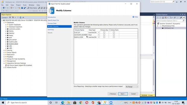 BULK INSERT -- Import data from flat file in SQL--Microsoft SQL Server Management Studio-- смотреть онлайн