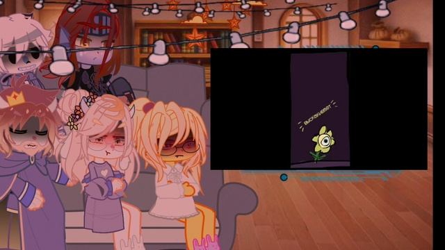 REACTION TO Horrortale! [undertale reaction] реакция на Хоррортейл часть 2 [первая часть комикса]