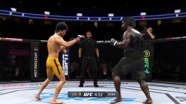 UFC4 | Bruce Lee vs Kharma wwe (EA Sports UFC 4) смотреть онлайн