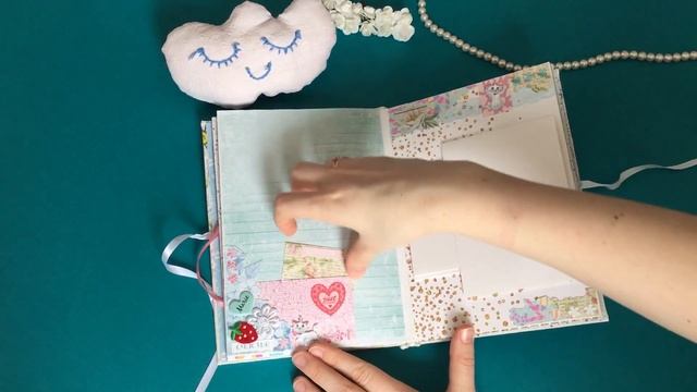 Весенний фотоальбом своими руками / скрапбукинг