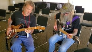 I got a private lesson with George Lynch, and a little jam session.