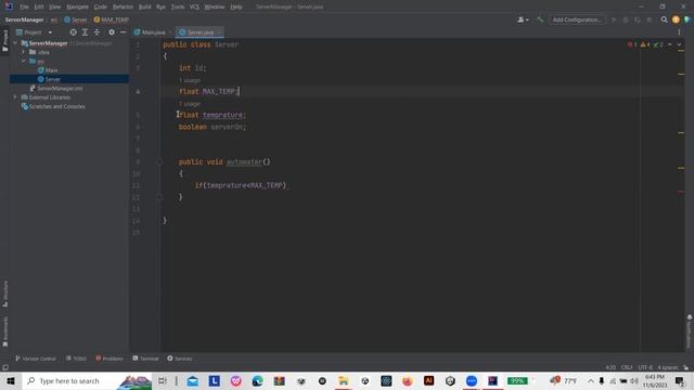 Java Class - 07 | ComparisonOperators | LogicalOperator | IfCondition | ServerMangerProgramSimple