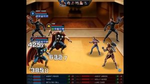 Marvel Avengers Alliance PVP: Beta Ray Bill in Action