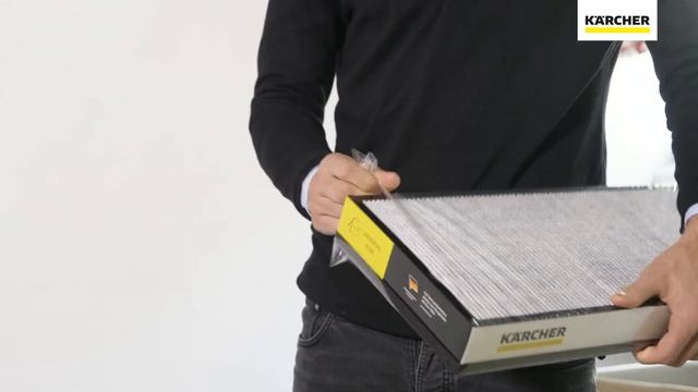KÄRCHER LUFTREINIGER AF 100 - FILTERWECHSEL. смотреть онлайн