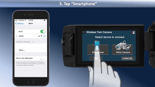 Panasonic - Camcorders - HC-WX970, HC-VX870K, HC-V770K - Wireless set up with an iOS smart device. смотреть онлайн