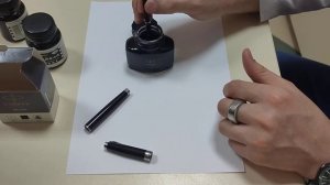 Простой способ заправки перьевой ручки .