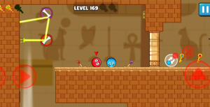 Приключения красного и голубого шарика. Головоломка. Серия 48. Red ball . Видеоигры