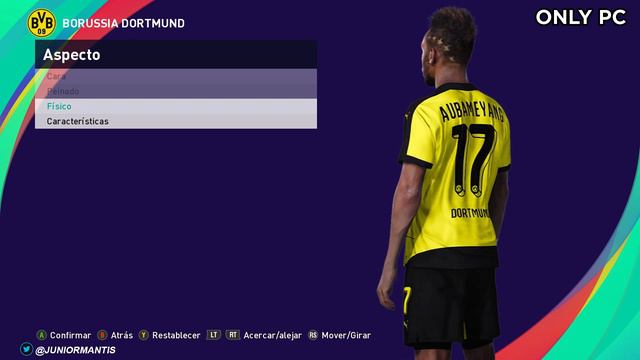 [DOWNLOAD] Aubameyang 2015 By Junior Mantis for PES 2021 PC [ONLY PC/SOLO PC] смотреть онлайн