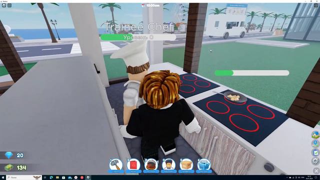 Создал свой ресторан и заработал первые деньги. Restaurant Tycoon 2 1.