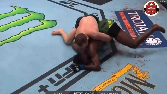 Петр Ян vs Стерлинг.  Дисквалификация. #UFC#Петр Ян#Стерлинг#